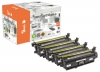 Peach combipakket, compatibel met  HP No. 653X, CF320X, CF321A, CF322A, CF323A