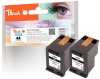 Peach Twin Pack cartouche d'encre noire, compatible avec  HP No. 338*2, CB331E