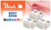 Peach Spar Pack Plus Tintenpatronen kompatibel zu  Epson T007, T008, C13T00740310
