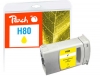 Peach Tintenpatrone gelb kompatibel zu  HP 80 Y, C4873A