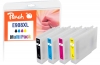 Peach Spar Pack Tintenpatronen kompatibel zu  Epson No. 908XL, T9081, T9082, T9083, T9084