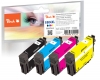 Peach Spar Pack Tintenpatronen XL kompatibel zu  Epson No. 604XL, T10H640