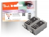 311441 - 2 Peach inktpatronen zwart compatibel met BCI-15BK*2, 8190A002 Canon