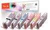 319990 - Peach Combi Pack avec gris, XL compatible avec PGI-550XL, CLI-551XL Canon